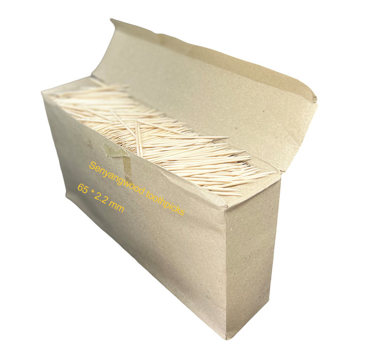 Wooden Toothpicks 65mm from Senyangwood